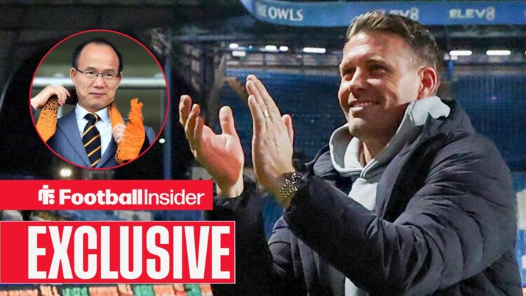 Rob Edwards next to a circular inset of owner Guangchang.