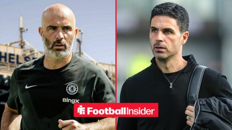 Enzo Maresca and Mikel Arteta side-by-side