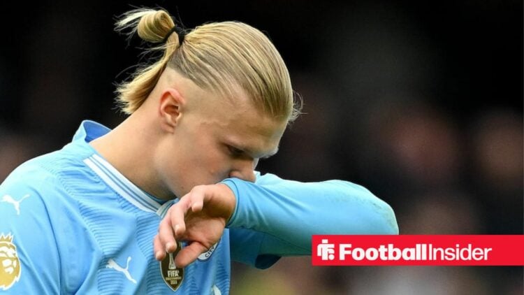 Man City striker Erling Haaland