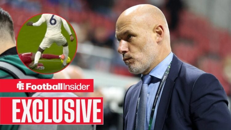 Howard Webb, head of PGMOL, Ryan Gravenberch's tackle on Ibrahim Sangare in a circular inset