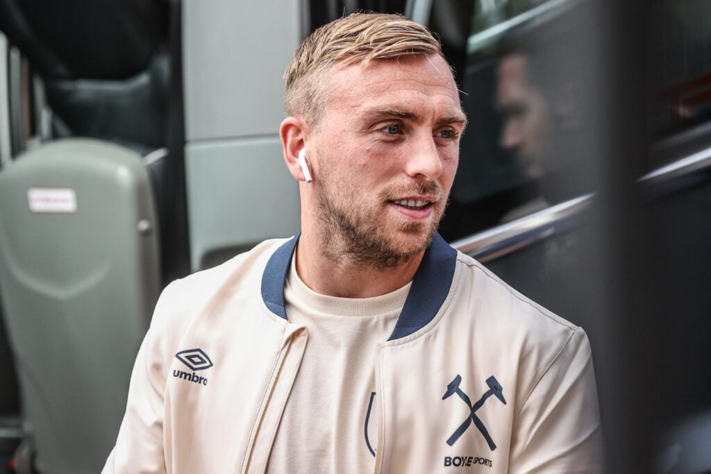 Jarrod Bowen in a West Ham jacket