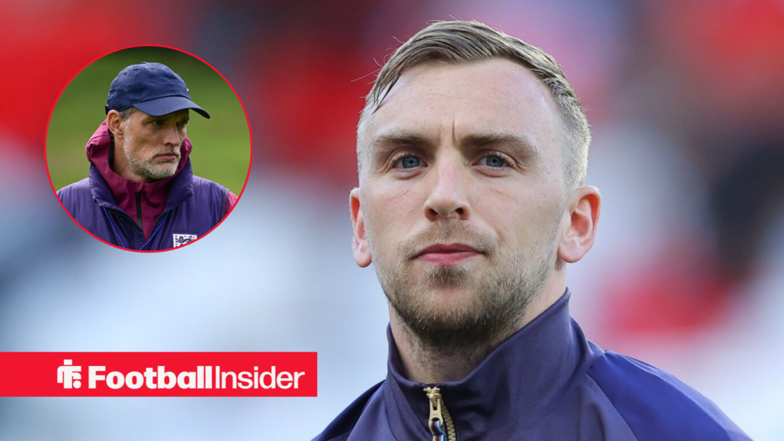 Jarrod Bowen alongside a circular inset of Thomas Tuchel