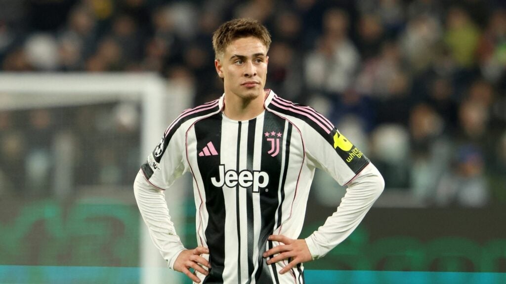 Kenan Yildiz in action for Juventus