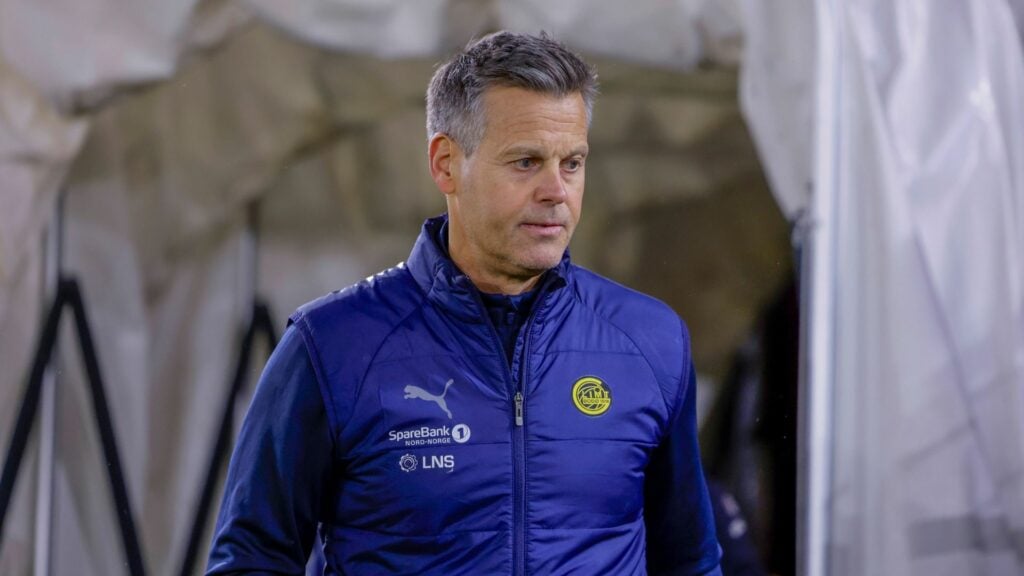 Kjetil Knutsen on the sidelines for Bodo/Glimt