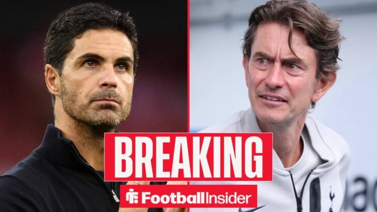 Mikel Arteta and Thomas Frank side-by-side