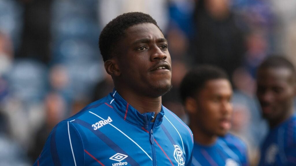 Nasser Djiga running for Rangers