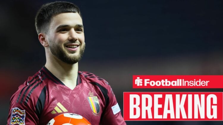 Nico Raskin playing for Belgium