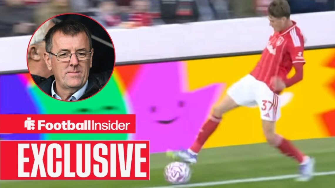 Nicolo Savona keeping ball in play and Matt Le Tissier