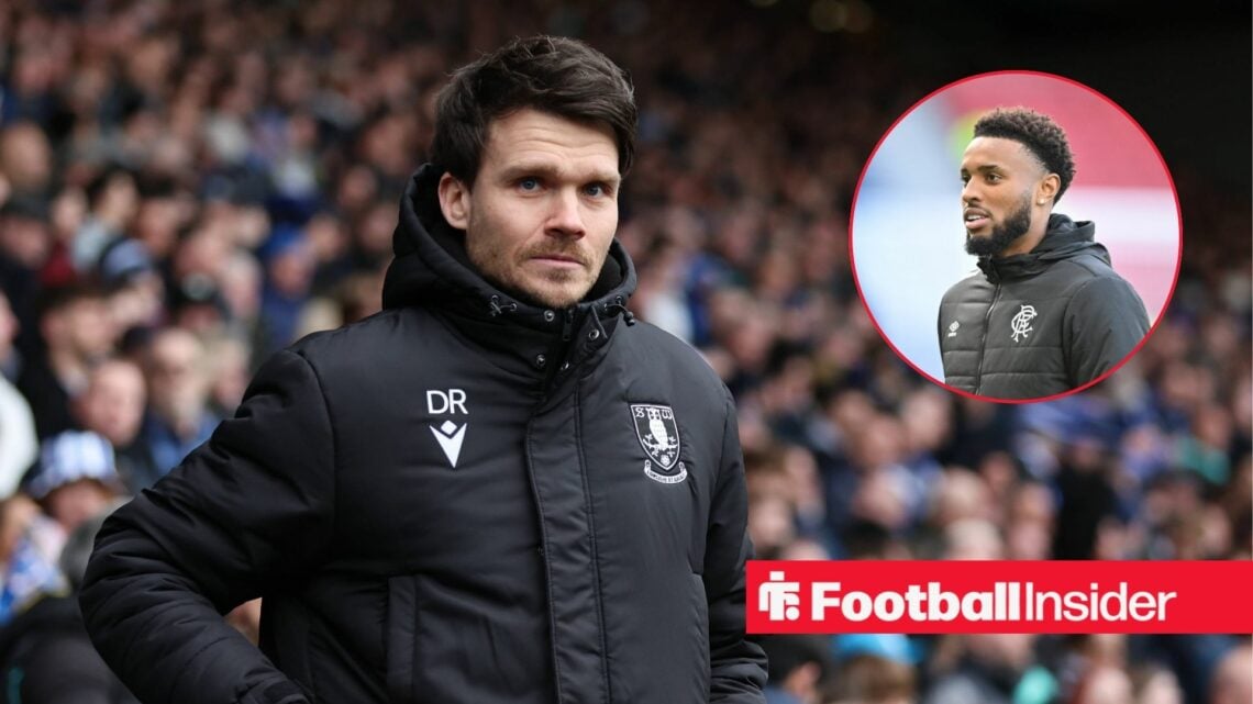 Rangers boss Danny Rohl with Youssef Chermiti inset