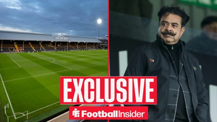 Craven Cottage alongside Fulham owner Shahid Khan