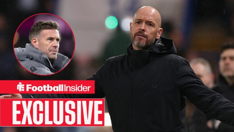 Ten Hag next to Edwards