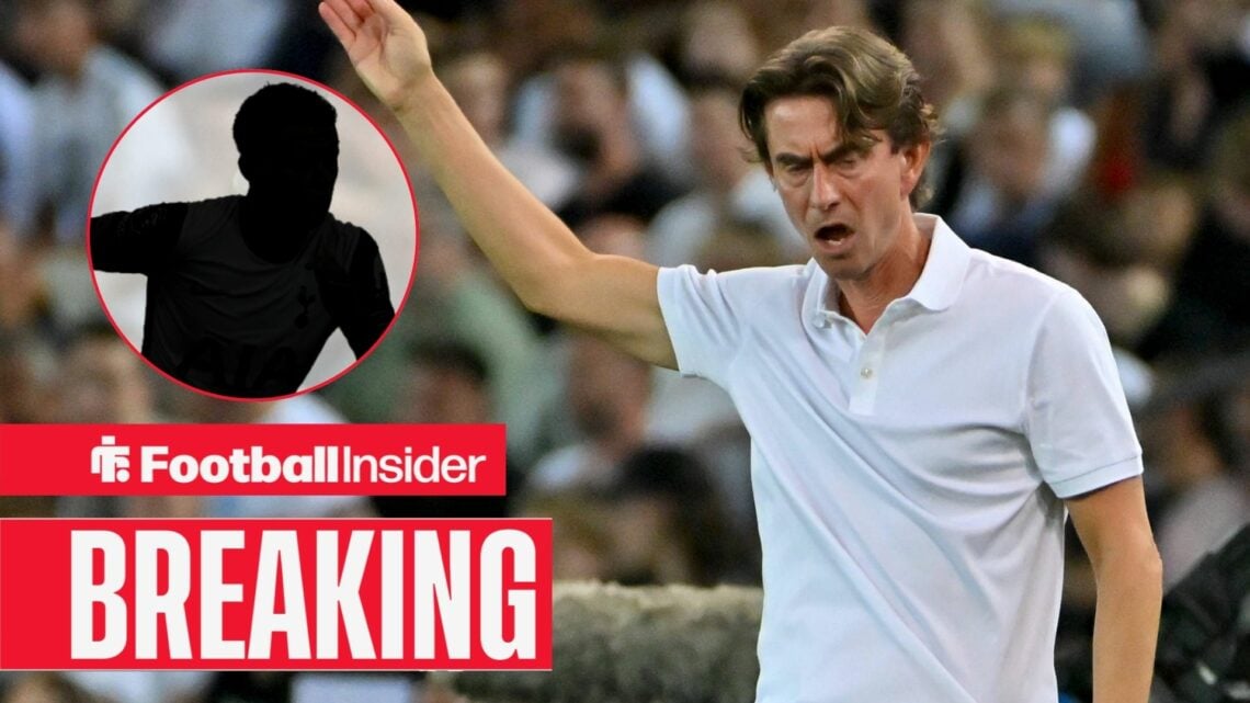 Thomas Frank fuming, Brennan Johnson's silhouette in a circular inset