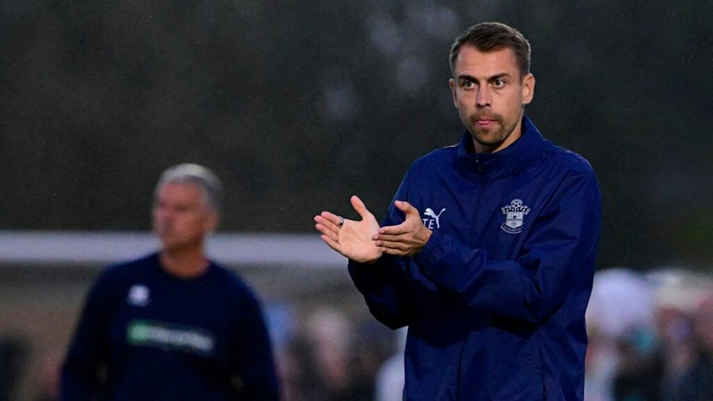 Tonda Eckert managing Southampton Under-21s