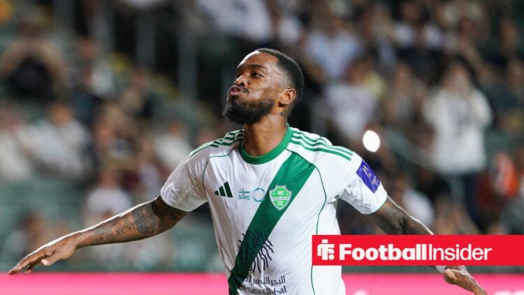 Ivan Toney in action for Al-Ahli