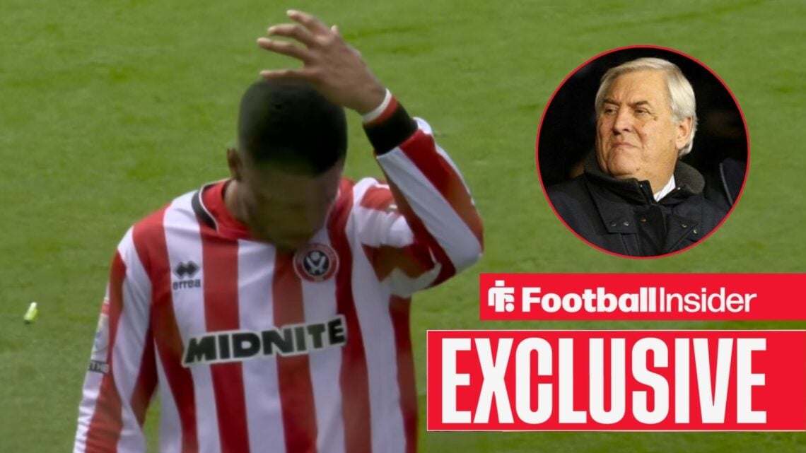 Tyrese Campbell having a lighter thrown at him, Keith Hackett in a circular inset