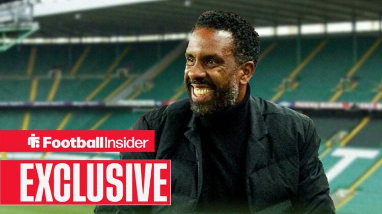 Wilfried Nancy smiling for Celtic