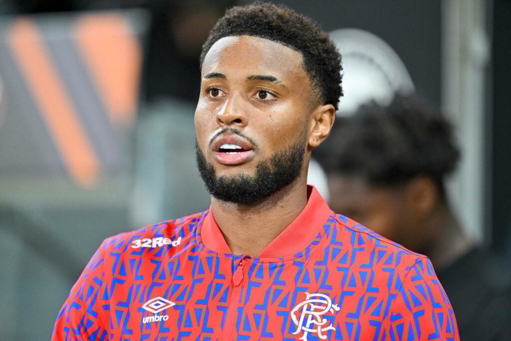 Youssef Chermiti looking focused for Rangers