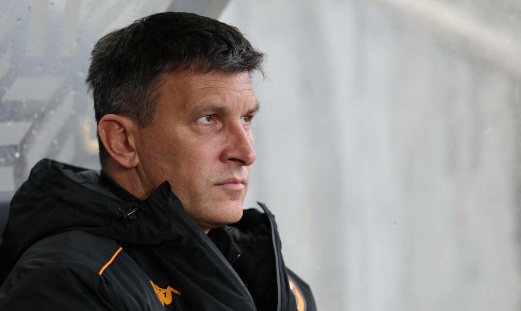 Sergej Jakirovic looking serious for Hull City