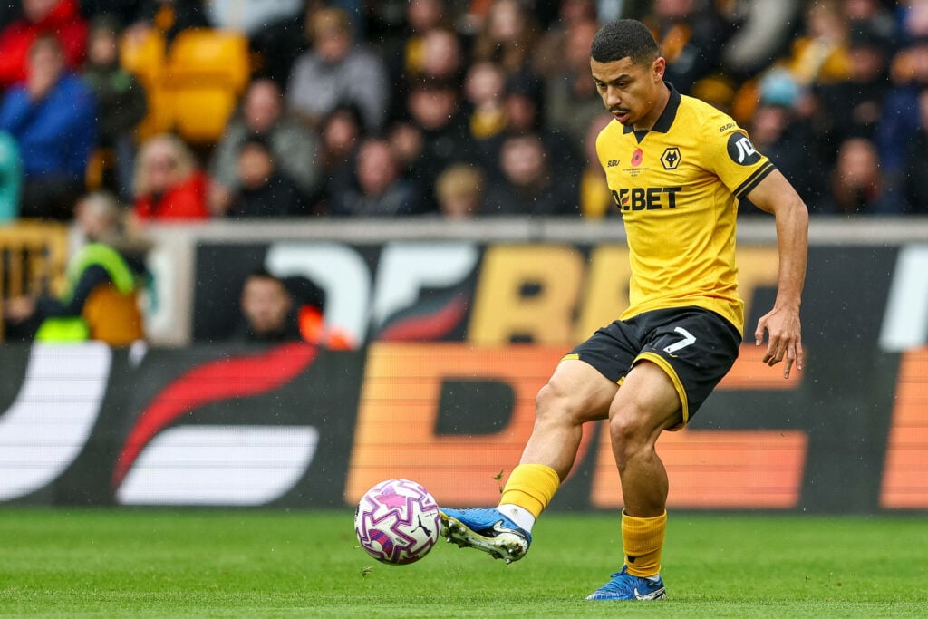 Andre in action for Wolves