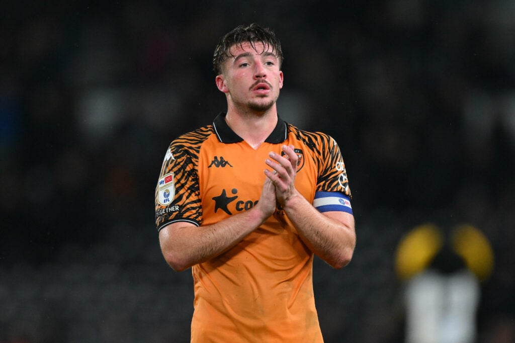 Charlie Hughes in action for Hull City