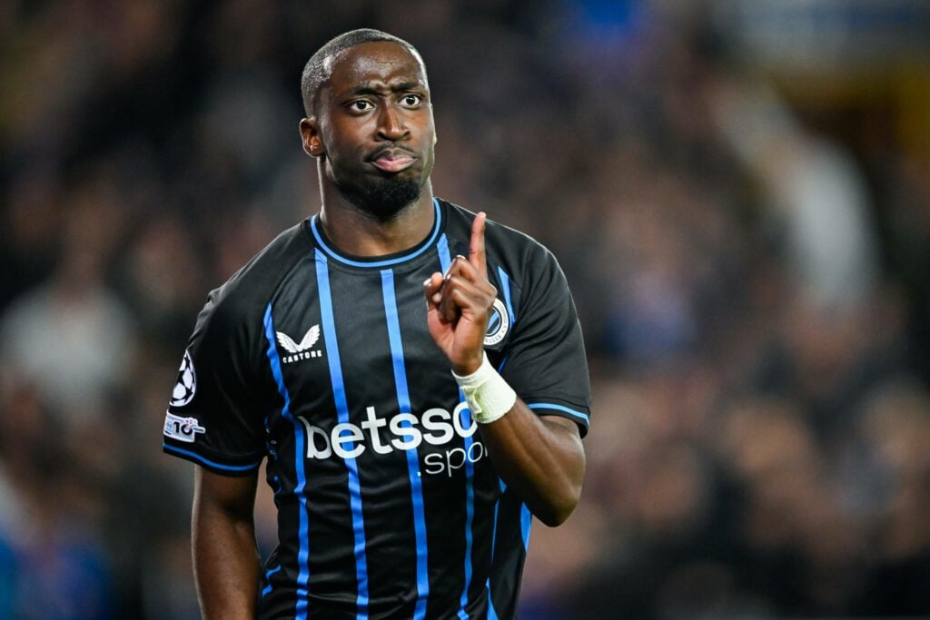 Carlos Forbs in action for Club Brugge