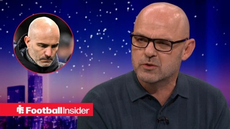 Pundit Danny Murphy with Chelsea manager Enzo Maresca inset