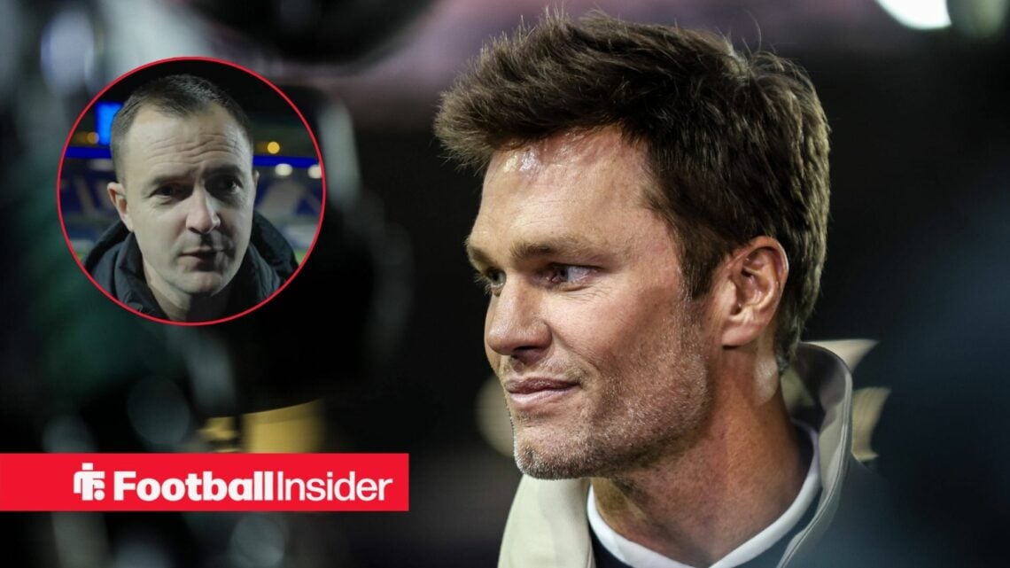 Birmingham City minority shareholder Tom Brady with Chris Davies inset