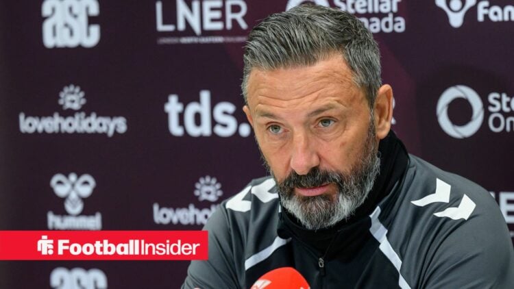 Hearts manager Derek McInnes