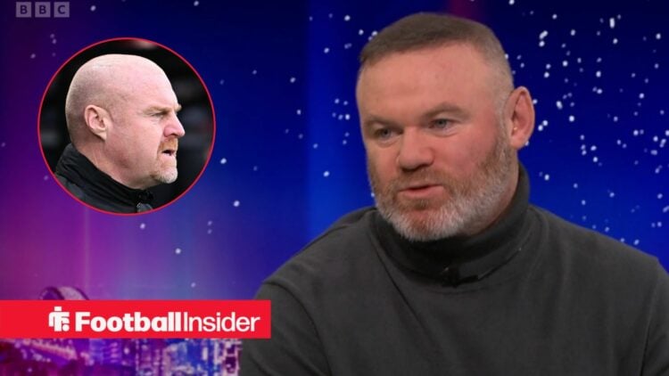 Match of the Day pundit Wayne Rooney with Nottingham Forest manager Sean Dyche inset