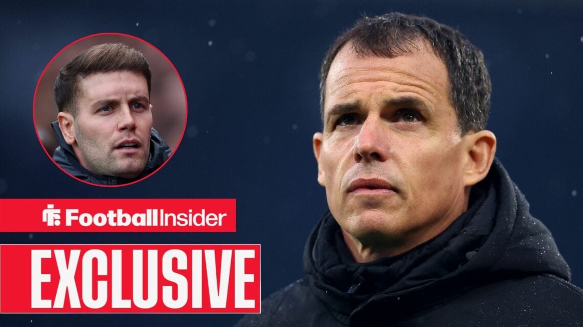 Sunderland manager Regis Le Bris with Brighton manager Fabian Hurzeler