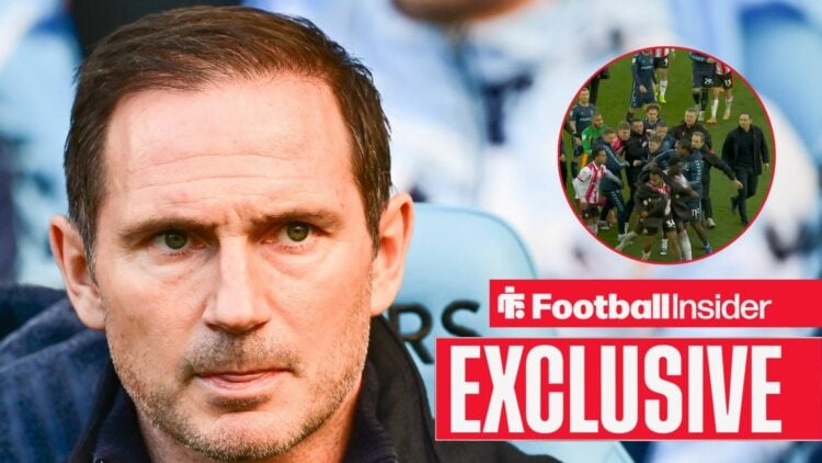 Coventry City manager Frank Lampard with Coventry vs Southampton inset