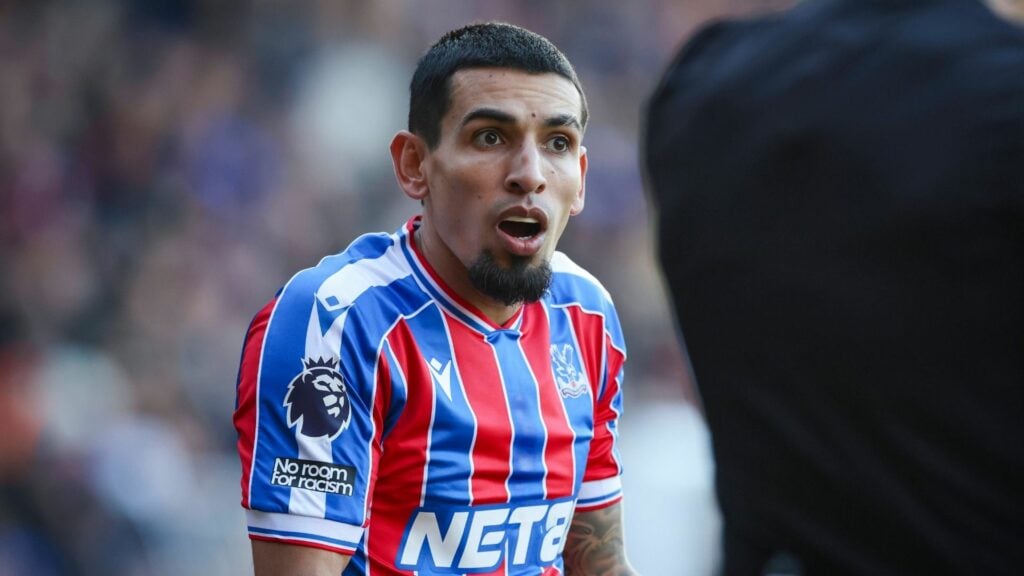 Daniel Munoz in action for Crystal Palace