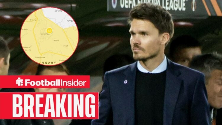 Danny Rohl with Budapest weather warning