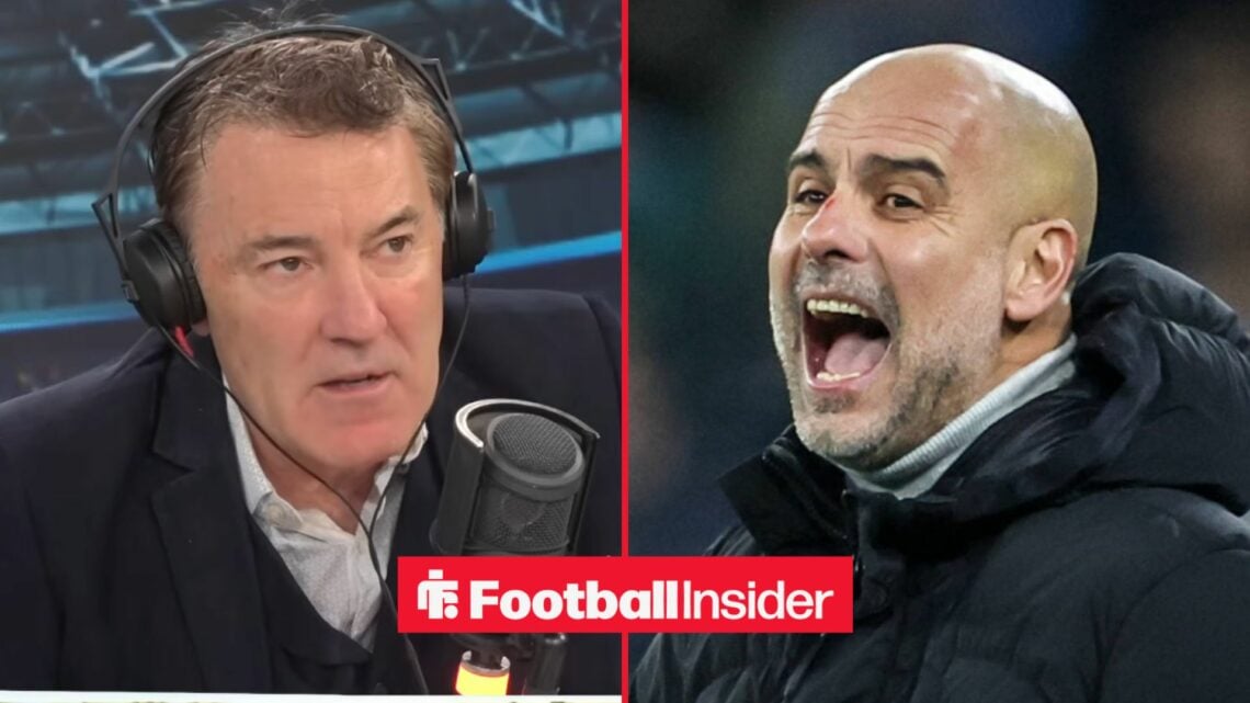 Dean Saunders and Pep Guardiola side-by-side