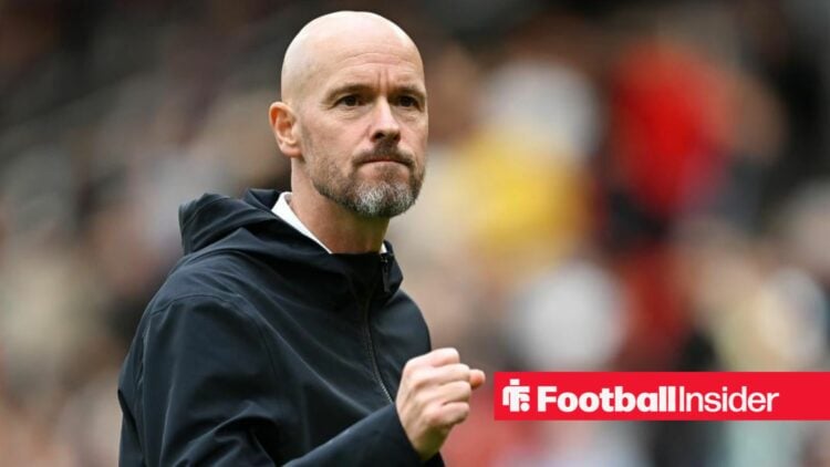 Erik ten Hag pumping out his fists