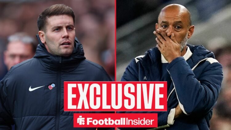 Fabian Hurzeler and Nuno Espirito Santo side-by-side