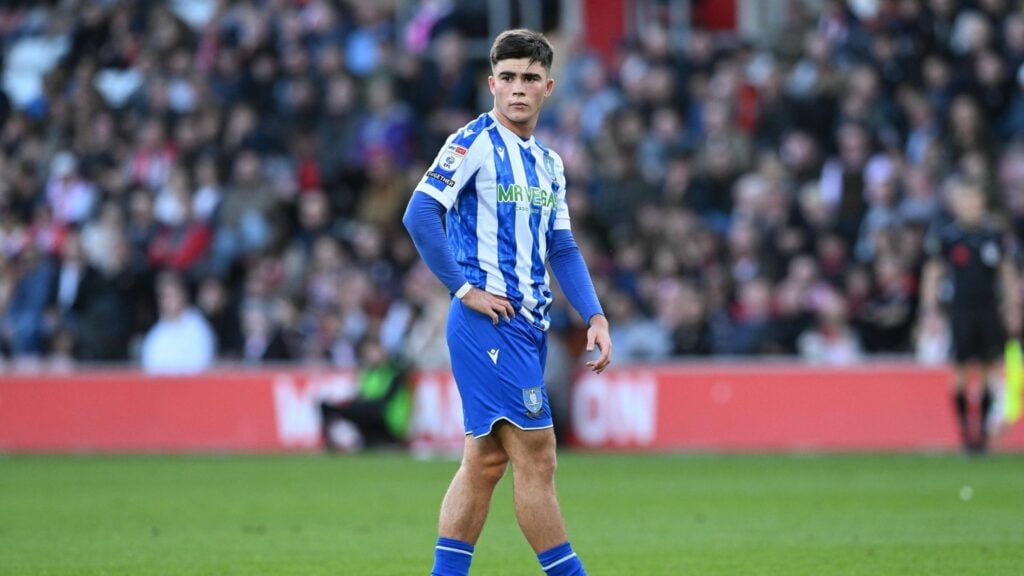 Harry Amass in action for Sheffield Wednesday