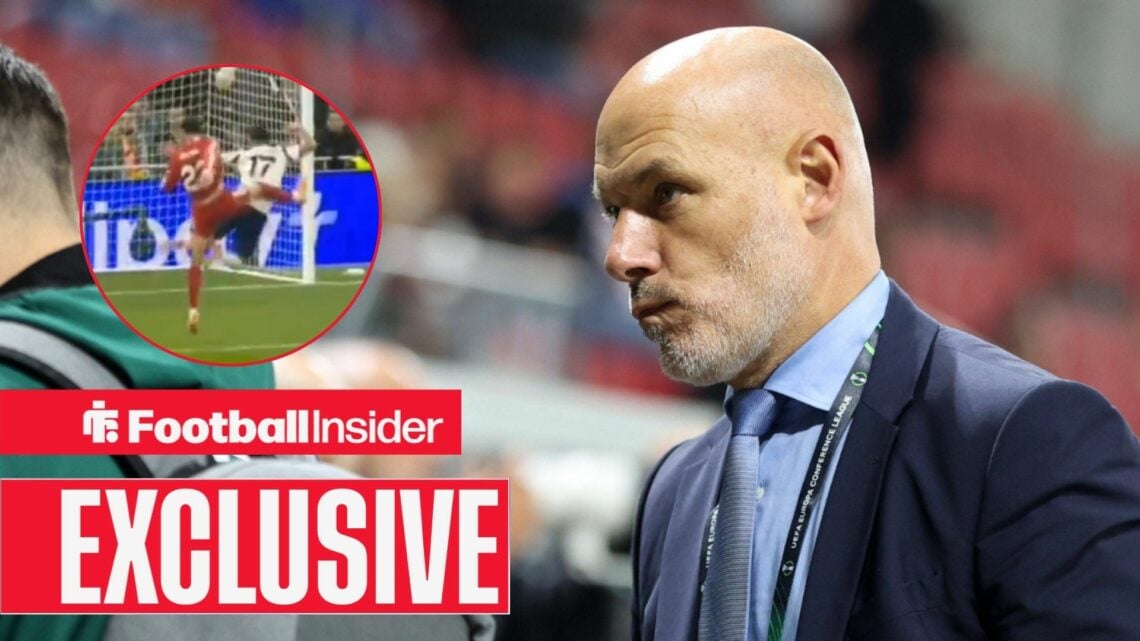 Howard Webb, Hugo Ekitike's goal in a circular inset