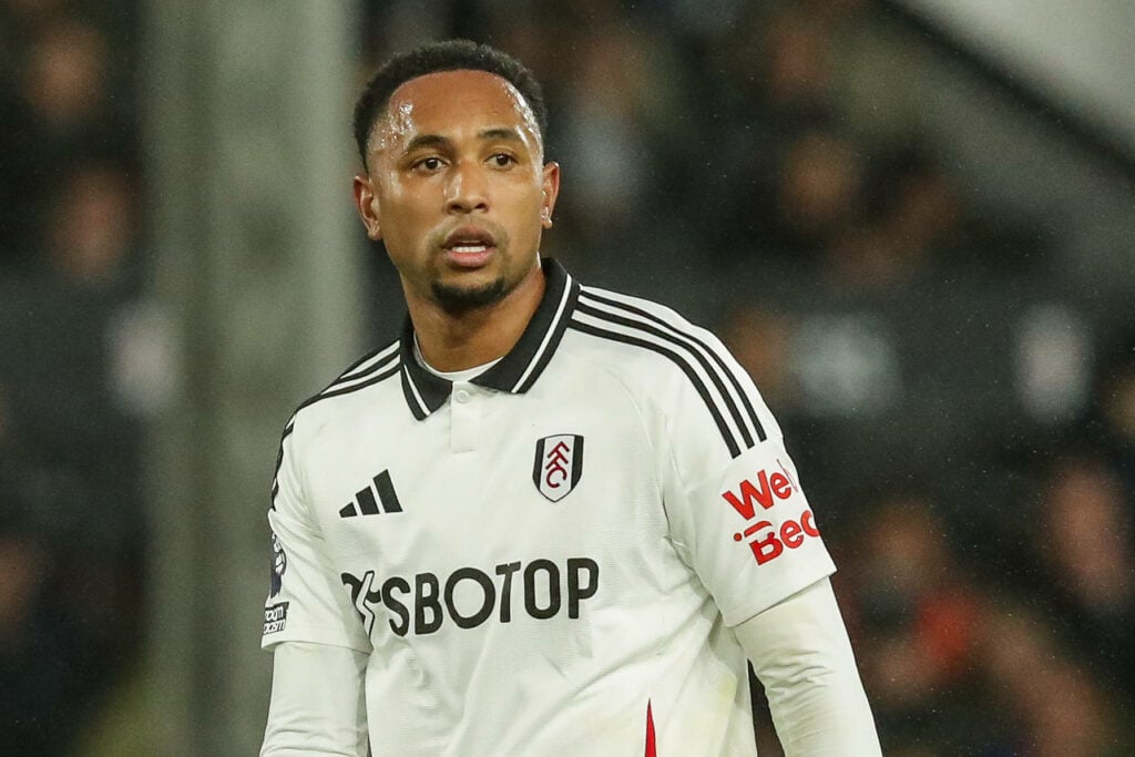 Kenny Tete looking focused for Fulham