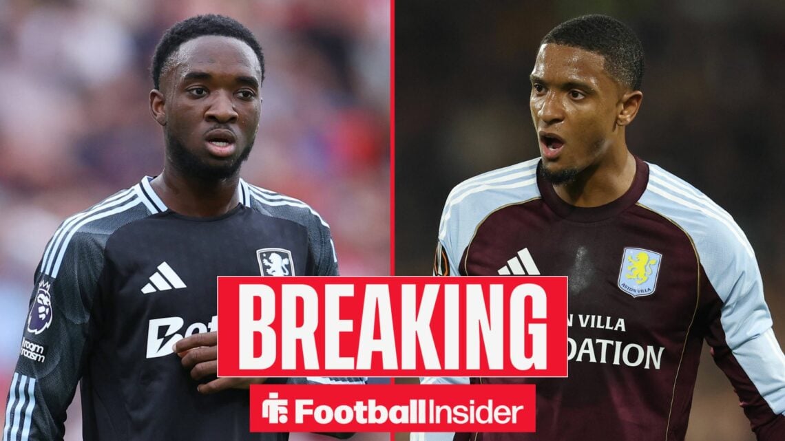 Lamare Bogarde and Ezri Konsa side-by-side