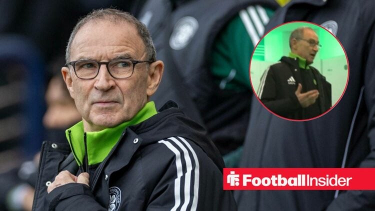 Martin O'Neill in the dugout, Martin O'Neill in a circular inset
