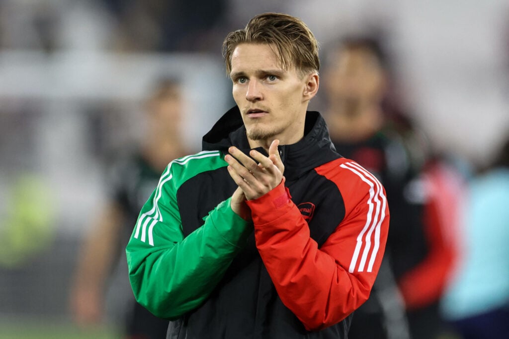 Arsenal midfielder Martin Odegaard