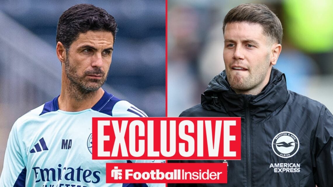 Mikel Arteta and Fabian Hurzeler side-by-side