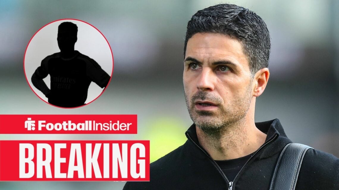 Mikel Arteta, Gabriel Martinelli's silhouette in a circular inset