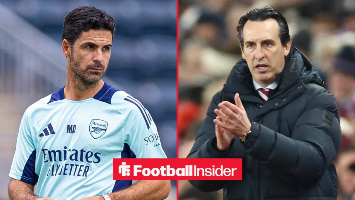 Mikel Arteta and Unai Emery side-by-side