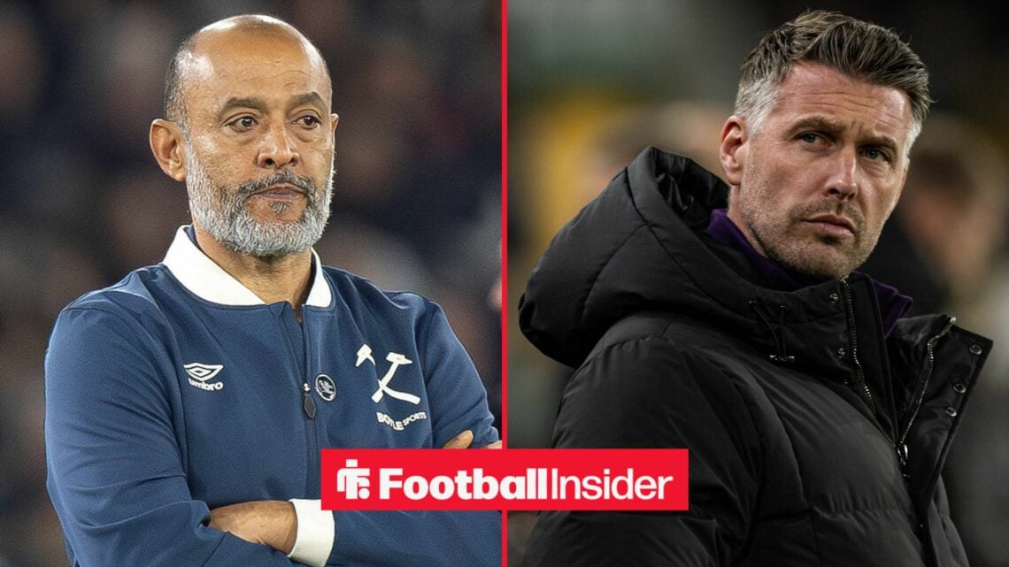 Nuno Espirito Santo and Rob Edwards side-by-side