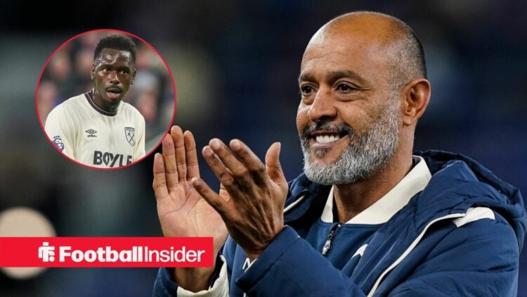 Nuno Espirito Santo clapping, Soungoutou Magassa in a circular inset