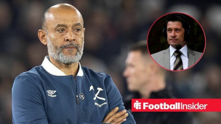 Nuno Espirito Santo at West Ham, Tony Cottee in a circular inset