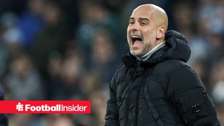 Pep Guardiola shouting