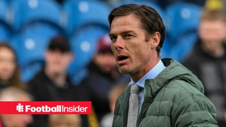 Scott Parker on the sidelines at Burnley
